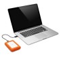 LaCie Rugged Mini disco rigido esterno 2000 GB Arancione, Argento (9000298) (LAC9000298)