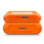 LaCie Rugged Mini disco rigido esterno 2000 GB Arancione, Argento (9000298) (LAC9000298)