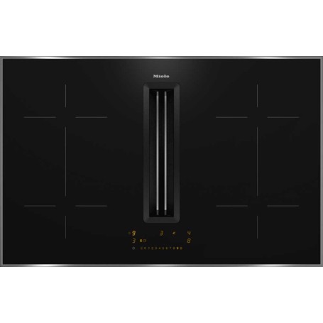 Miele KMDA 7473-1 FR Silence - Piano cottura a induzione con cappa aspirante integrata, integrata, 80 cm (KMDA7473-1FR)