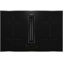 Miele KMDA 7473-1 FR Silence - Piano cottura a induzione con cappa aspirante integrata, integrata, 80 cm (KMDA7473-1FR)