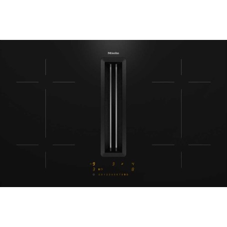 Miele KMDA 7473-1 FL Silence - Piano cottura a induzione con cappa aspirante integrata, 80 cm (KMDA7473-1FL)