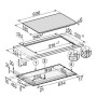 Miele KM 7999 FL - Piano cottura a induzione senza cornice, completamente integrato, 93,6 cm (KM7999FLSW)