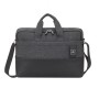Rivacase Lantau borsa per notebook 39,6 cm (15.6") Valigetta ventiquattrore Nero, Grigio (8831BKMELANGE) (8831BLACKMELANGE)