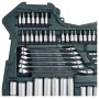 BRÜDER MANNESMANN Steckschlüsselsatz, 215-teilig bestehend aus: 3 x Umschaltknarre (1/2", 1/4" & 3/8"), - 1 Stück (98430)