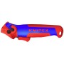 Abmantelungsmesser 16 50 145 SB, Abisolier-/ Abmantelungswerkzeug (rot/blau, mit Ratschenfunktion)