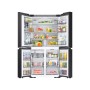 SAMSUNG RM90F67CECE Frigorifero con congelatore 4 porte, Bespoke AI Series 9, 654 L, SpaceMax, vetro nero grafite