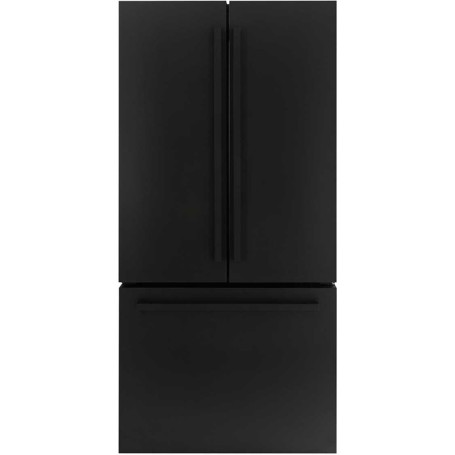 Frigorifero General Electric IO Mabe French Door IWO19JSPF 3BM-DBM con kit da incasso nero opaco, 84 cm, 527 litri