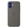 Silikon Case mit MagSafe (grau, iPhone 16 Plus) (MYYC3ZM/A)