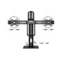 SUPPORTO MONITOR DOPPIO MAX 2X27 (HM-SPMSD200)