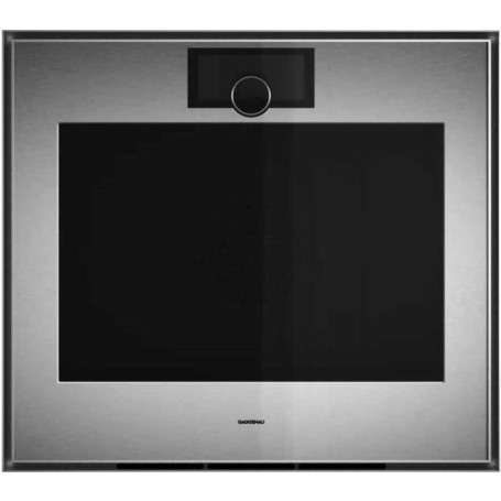 Gaggenau GO481120 Forno pirolitico con cerniere a sinistra da incasso finitura inox e vetro fumè da 76 cm