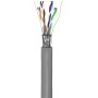 Goobay CAT 5 Patch Cable FTP, CCA , 100m cavo di rete Grigio (68706)