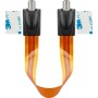 Goobay 11953 cavo coassiale 0,2 m Tipo F Marrone