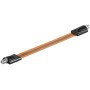 Goobay 11953 cavo coassiale 0,2 m Tipo F Marrone