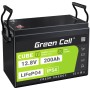 Green Cell CUBE LiFePO4 Spezial-Akku LiFePo-Block Schraubkontakt Li-Ion 12.8 V 200 (GC-LFPGC12V200AH)