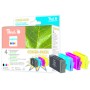 Peach PI300-370 cartuccia d'inchiostro 4 pz Resa elevata (XL) Nero, Ciano, Magenta, Giallo