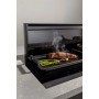 NOVY Panorama Pro 42120 con piano cottura a induzione, nero, 120 cm con cappa aspirante downdraft