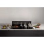 NOVY Panorama Pro 42120 con piano cottura a induzione, nero, 120 cm con cappa aspirante downdraft