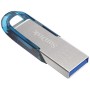 SanDisk Ultra Flair unità flash USB 128 GB USB tipo A 3.2 Gen 1 (3.1 Gen 1) Blu, Argento (SDCZ73-128G-G46B)