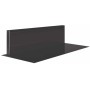 NOVY Panorama Pro 42110 con piano cottura a induzione, nero, 120 cm con cappa aspirante downdraft