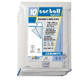 CF10 SACCO IMBOT/BIANCO 14X27CM (0882)