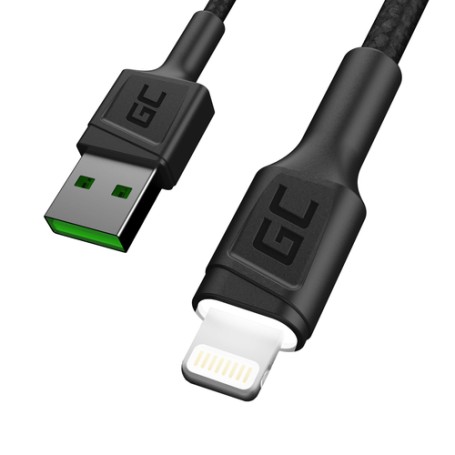 Green Cell KABGC05 cavo Lightning 1,2 m Nero (KABGC05)