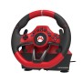 Hori NSW-228U periferica di gioco Nero, Rosso USB Sterzo + Pedali Analogico Nintendo Switch (1037328)