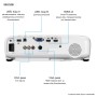 Epson EB-FH06 videoproiettore Proiettore montato a soffitto/parete 3500 ANSI lumen 3LCD 1080p (1920x1080) Bianco (V11H974040)