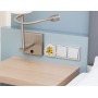 Skross 1.500211C-E adattatore per presa di corrente Universale Tipo C (Europlug) Bianco