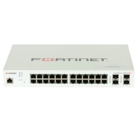 Fortinet FortiSwitch 224E-POE Gestito L2/L3 Gigabit Ethernet (10/100/1000) Supporto Power over Ethernet (PoE) 1U B (FS-224E-POE)