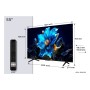 TCL P7K Serie Smart TV QLED 4K 55" 55P7K, Dolby Vision - Atmos, HDR10+, Google TV