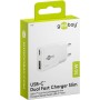 Goobay Dual Universale Bianco AC Ricarica rapida Interno (75738)