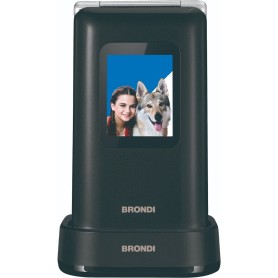 Brondi Amico Prezioso 4,5 cm (1.77") Nero, Metallico Telefono cellulare basico (10279000)
