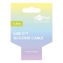 Goobay 77741 cavo USB USB 2.0 1,5 m USB C Blu
