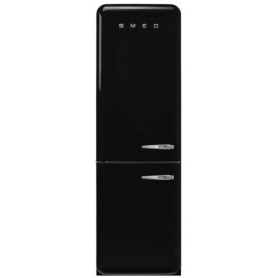 Smeg FAB32LBL6 - Frigorifero stile anni '50, nero, cerniera a sinistra
