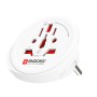 Skross 1.500211C-E adattatore per presa di corrente Universale Tipo C (Europlug) Bianco