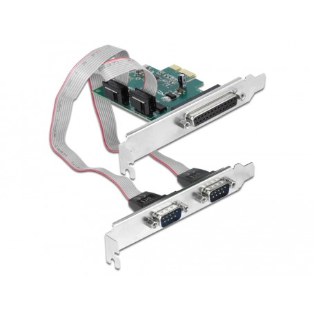 DeLOCK 90413 scheda di interfaccia e adattatore Interno Parallelo, RS-232 (90413)