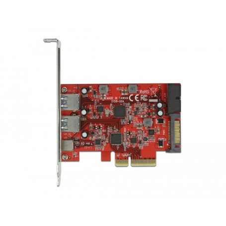 DeLOCK 90492 scheda di interfaccia e adattatore Interno USB 3.2 Gen 1 (3.1 Gen 1), USB 3.2 Gen 2 (3.1 Gen 2) (90492)