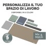 Fellowes Breyta 100142555 tappetino per mouse Nero