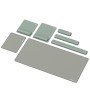 Fellowes Breyta poggiapolso Silicone Salvia (100142578)