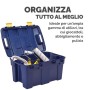 BAULE PORTAOGGETTI AZZURRO 40L (100135776)