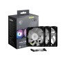 MSI MAG F120 ARGB x3 Case per computer Ventilatore 12 cm Nero 3 pz (OE3-7G26F01-HH9)