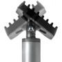 Decken-und Montagesttze STE250 (silber/rot, 1.450mm - 2.500mm, mit Pumpgriff)
