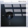 BORA S Pure PURSU2R Rough (Opaco) Piano cottura a induzione con cappa integrata - ricircolo