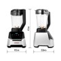 Gastroback Design Multi-Power Standmixer Mix & Soup 2 L Frullatore da tavolo 2000 W Nero, Acciaio inox (40987)