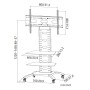Techly ICA-TR8 Supporto per display espositivi 177,8 cm (70") Nero (ICA-TR8)
