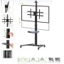 Techly ICA-TR46 carrello e supporto multimediale Nero Pannello piatto Carrello multimediale