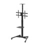Techly ICA-TR46 carrello e supporto multimediale Nero Pannello piatto Carrello multimediale