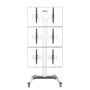 Techly Supporto a Pavimento per 3 TV LCD/LED 32-55" per Video Wall (ICA-TR3VW)