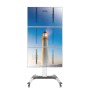 Techly Supporto a Pavimento per 3 TV LCD/LED 32-55" per Video Wall (ICA-TR3VW)