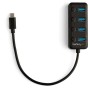 StarTech.com Hub USB-C a 4 porte - USB type C a 4 porte USB 3.0 type A con interruttori individuali On/Off - SuperSp (HB30C4AIB)